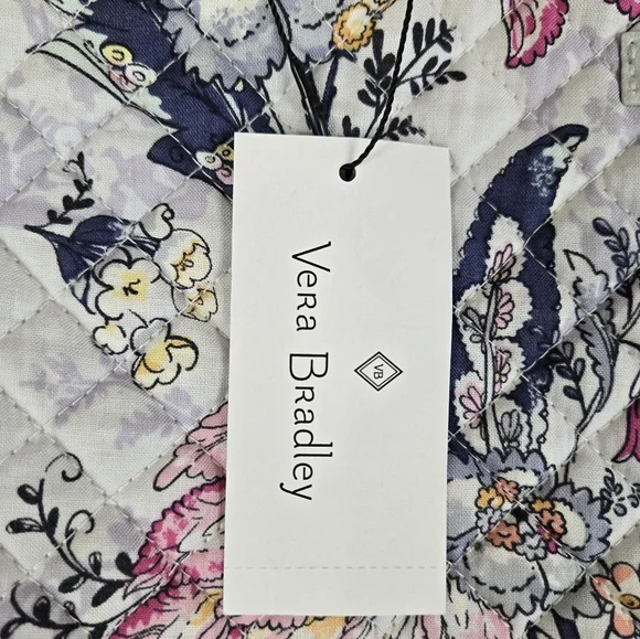 Vera Bradley Iconic Tote Bag Hummingbird Park - Picture 11 of 13